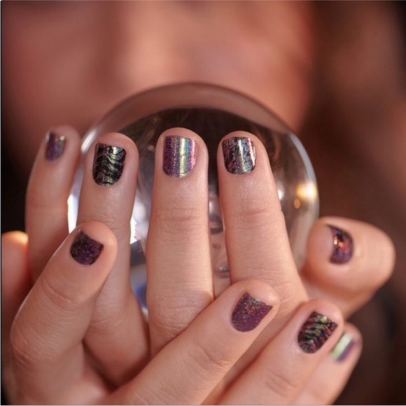 *Retired* Color Street: Magic Potion | Halloween Green Purple Fall Glitter - Picture 9 of 15
